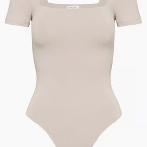 Babaton Contour Beige Bodysuit M